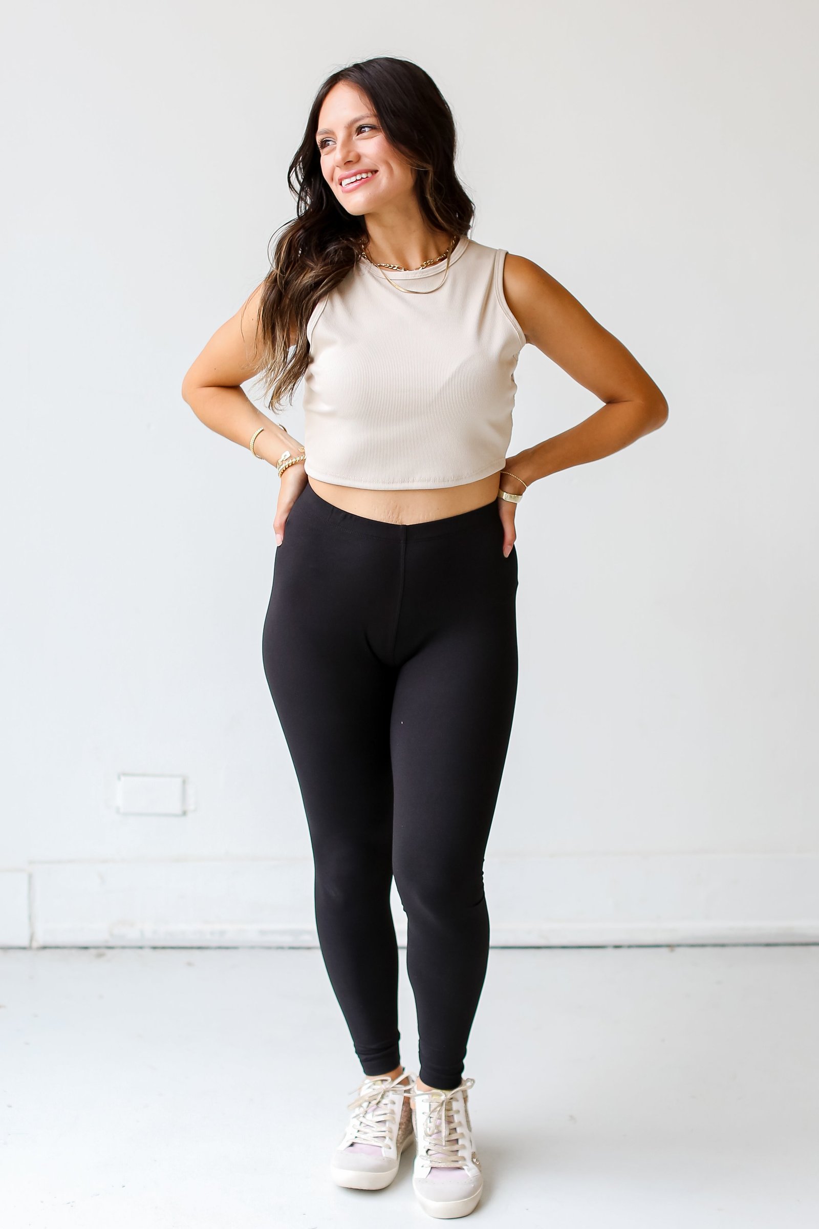 Easy Essential High-Waisted Leggings KM4