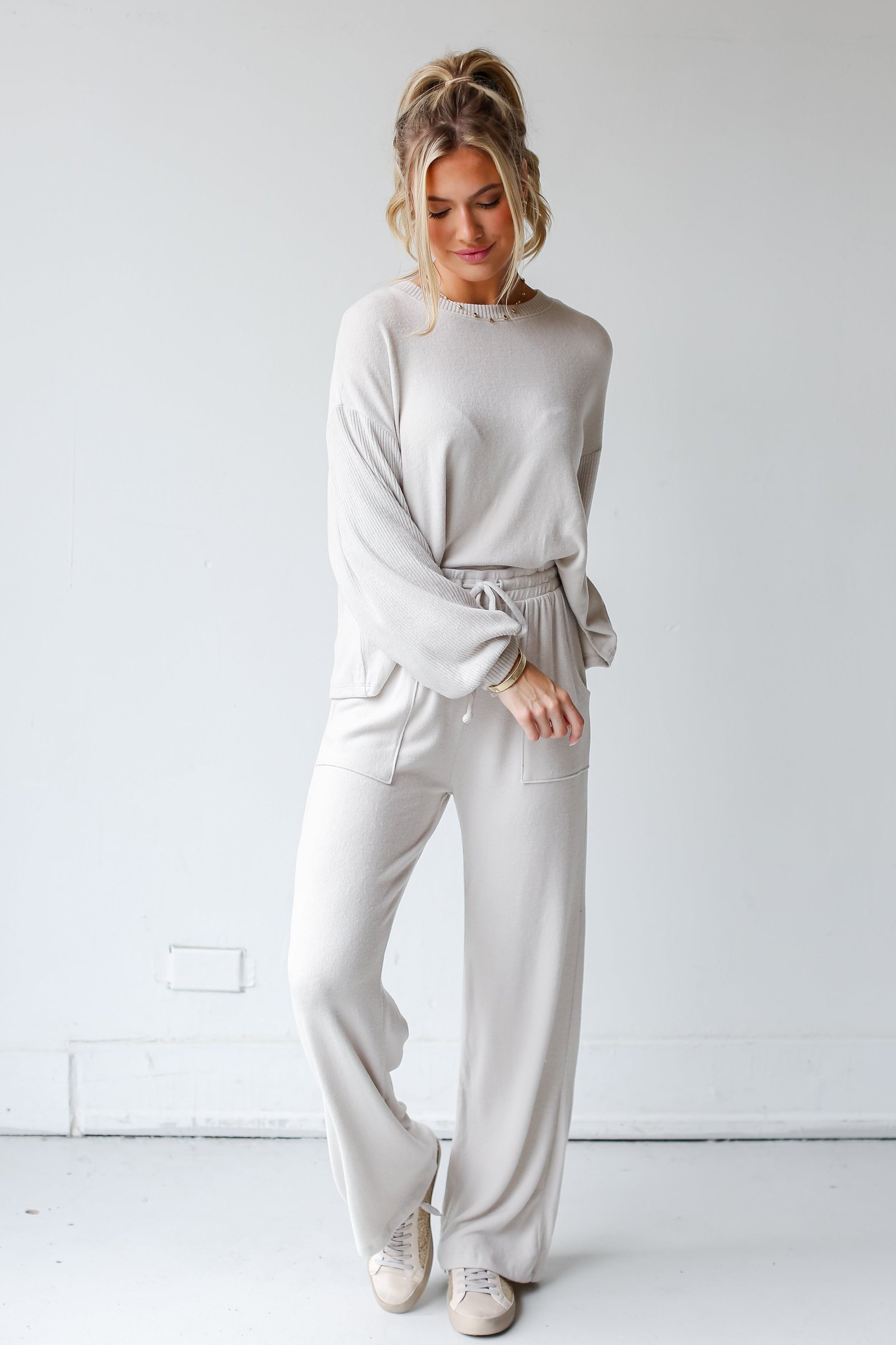 Favorite Cuddles Brushed Knit Lounge Pants KM2