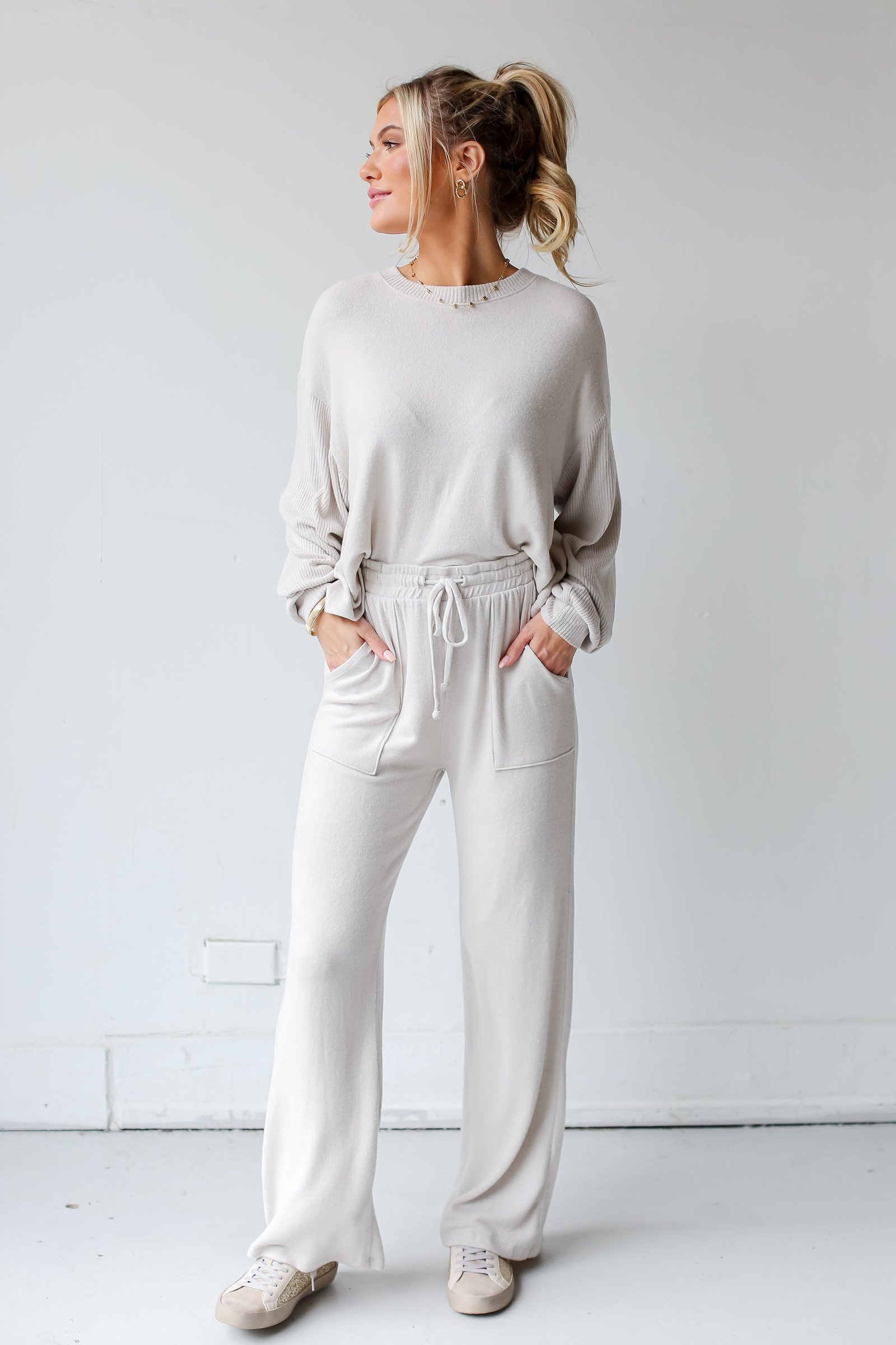 Favorite Cuddles Brushed Knit Lounge Pants KM2