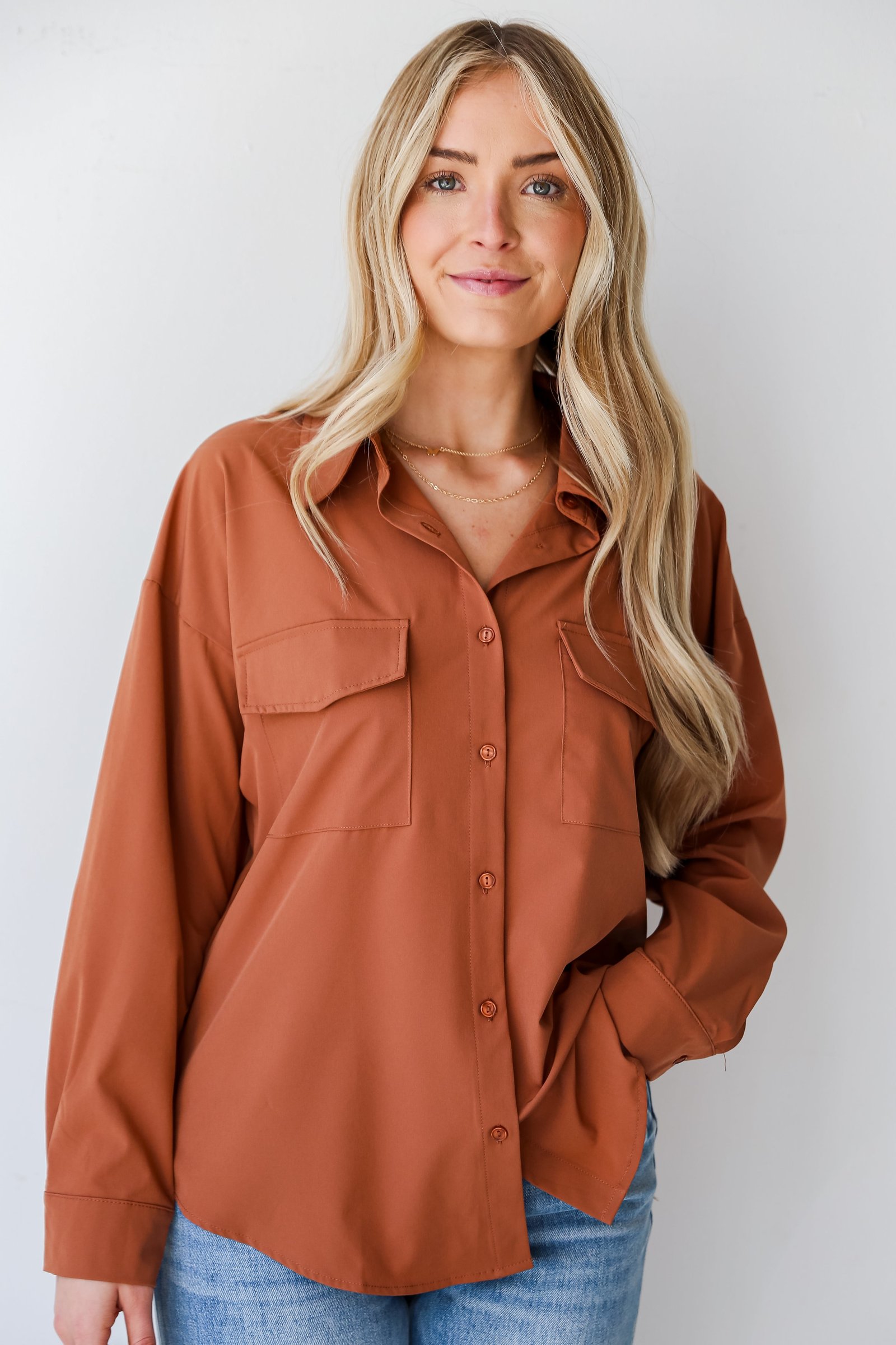 Remi Button-Up Blouse KM10