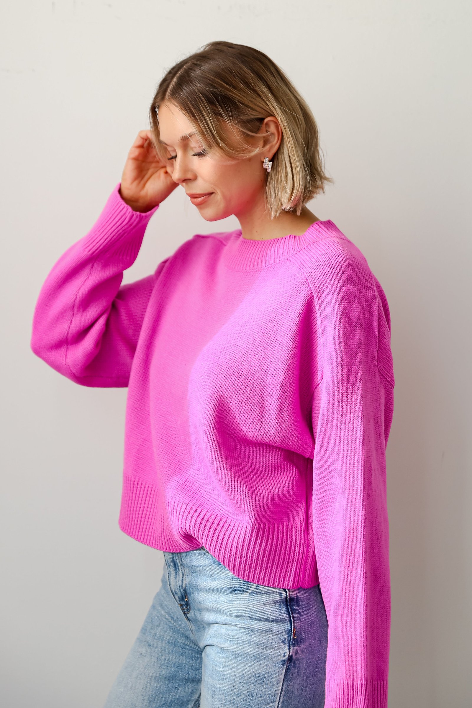 My Favorite Look Magenta Sweater KM16