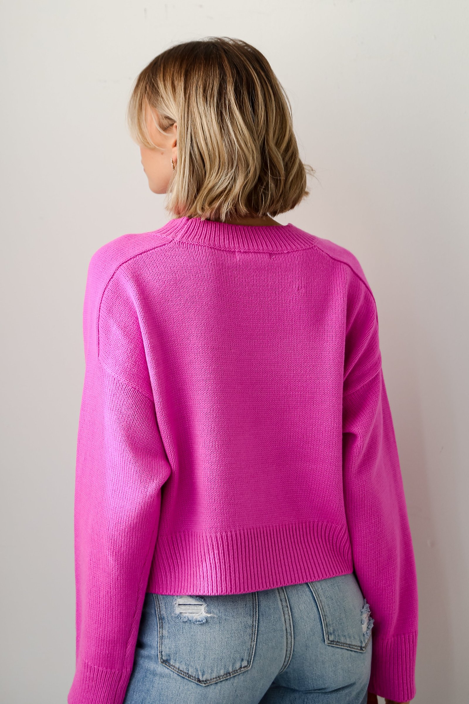 My Favorite Look Magenta Sweater KM16