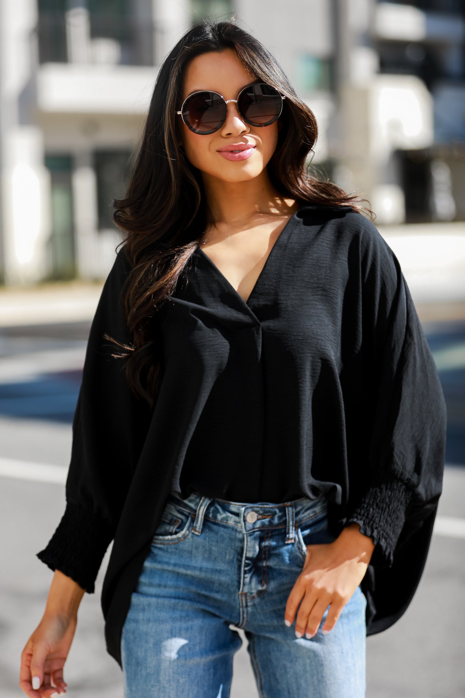 Lennon Oversized Blouse KM9